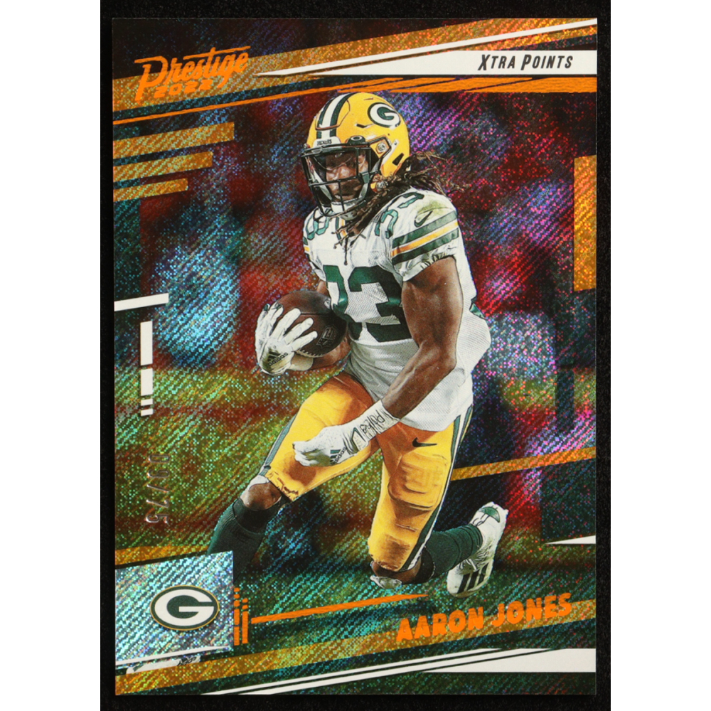 Aaron Jones 2022 Prestige Xtra Points Galaxy #105 at PristineAuction.com