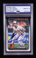Colton Cowser Signed 2024 Topps Series One #257 RC (PSA | Autograph Graded PSA 10) at PristineAuction.com