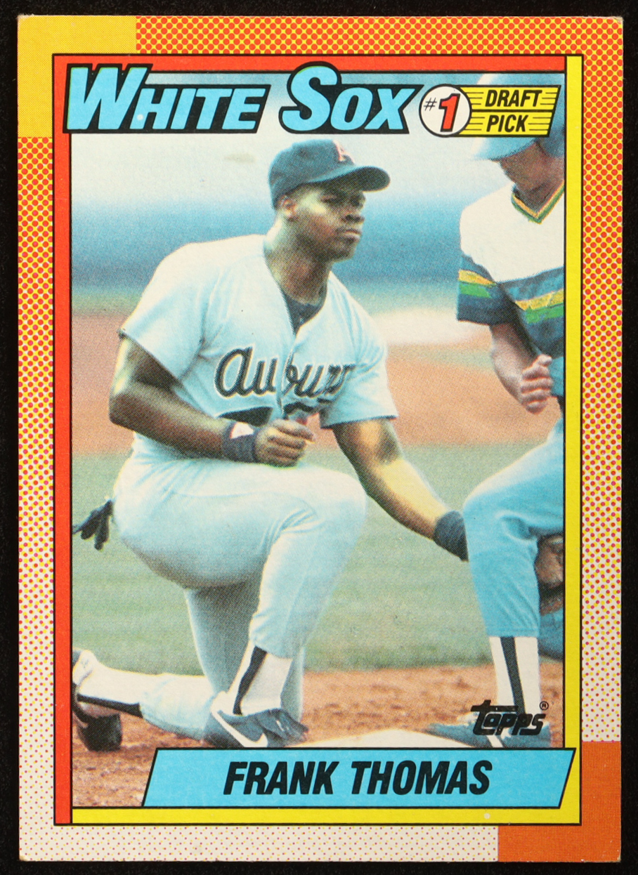 Frank Thomas 1990 Topps #414 RC at PristineAuction.com Frank Thomas 1990 Topps #414 RC at PristineAuction.com