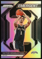 Victor Wembanyama 2023-24 Panini Prizm Emergent Prizms Silver #12 RC at PristineAuction.com