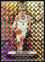 Victor Wembanyama 2023-24 Panini Mosaic Silver NBA Debut #257 RC at PristineAuction.com