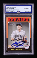 Sal Frelick Signed 2024 Topps Heritage #451 RC (PSA | Autograph Graded PSA 10) at PristineAuction.com