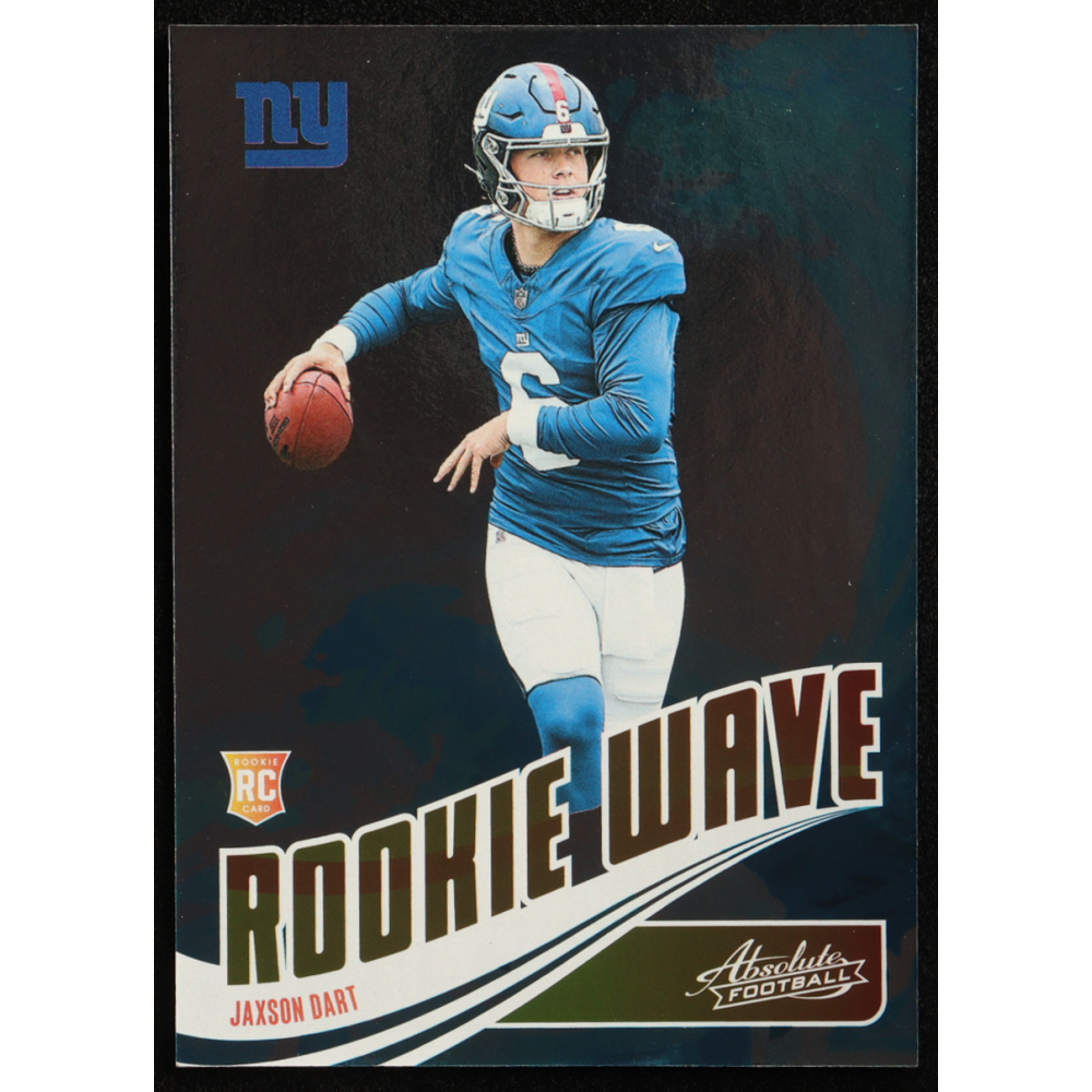 Jaxson Dart 2025 Absolute Rookie Wave #8 RC at PristineAuction.com