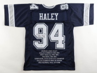 Charles Haley Signed Career Highlight Stat Jersey (JSA) at PristineAuction.com