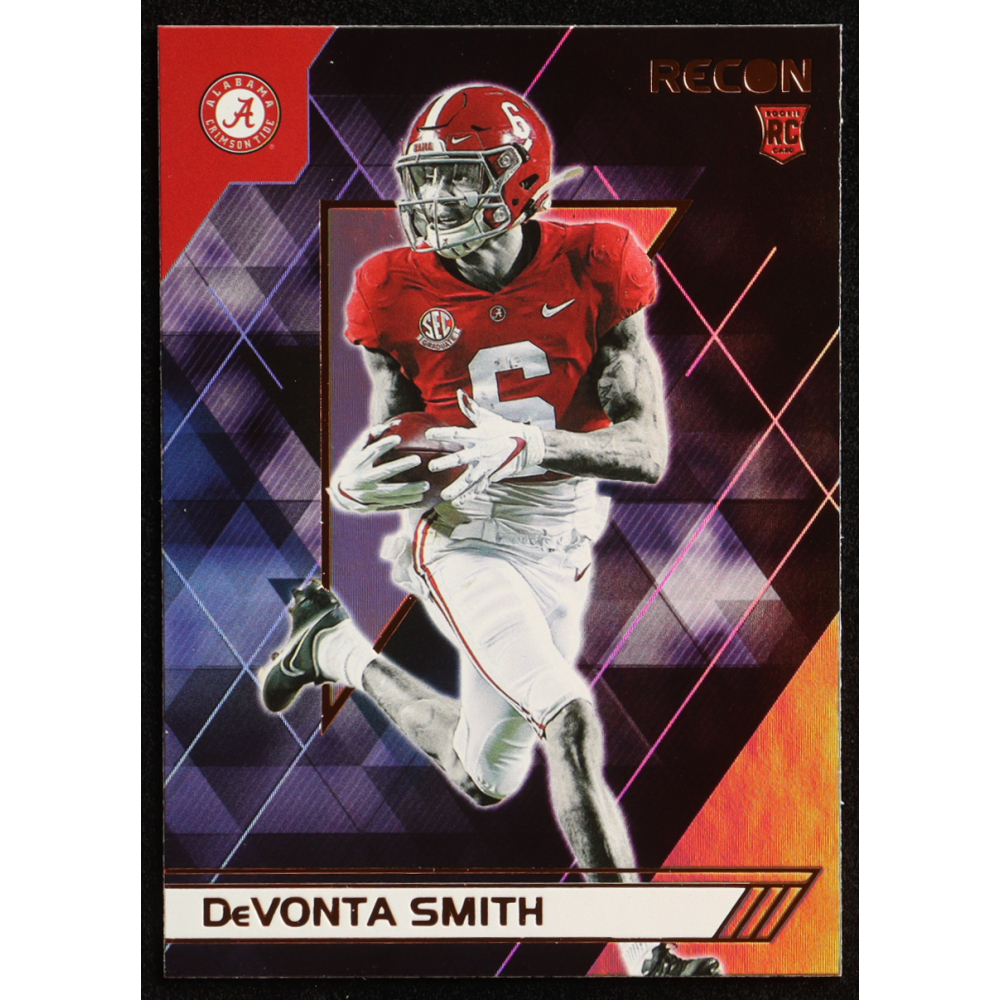 DeVonta Smith 2021 Panini Chronicles Draft Picks Recon Bronze #137 RC at PristineAuction.com