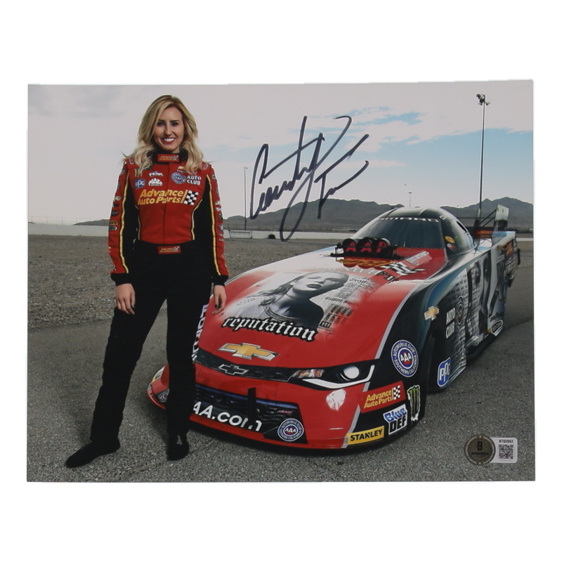 Courtney Force Signed NHRA 8x10 Photo (Beckett) at PristineAuction.com Courtney Force Signed NHRA 8x10 Photo (Beckett) at PristineAuction.com