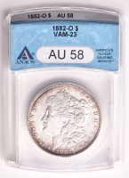 1882-O Morgan Silver Dollar VAM-23 (ANACS AU58) (VSS VAM-60) at PristineAuction.com