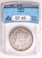 1890 Morgan Silver Dollar VAM-8 (ANACS XF45) (VSS VAM-4) at PristineAuction.com
