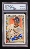 Gary Sheffield Signed 2023 Topps Allen & Ginter #329 (PSA | Autograph Graded PSA 10) at PristineAuction.com