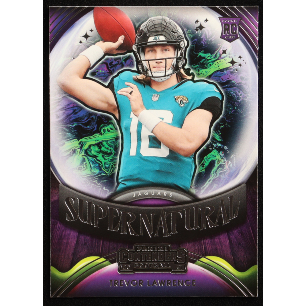 Trevor Lawrence 2021 Panini Contenders Supernatural #1 RC at PristineAuction.com