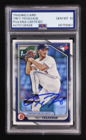 Trey Yesavage Signed 2024 Bowman #BD-92 RC (PSA | Autograph Graded PSA 10) at PristineAuction.com