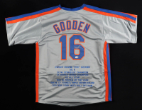 Dwight "Doc" Gooden Signed Career Highlight Stat Jersey (JSA) at PristineAuction.com