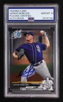 Adrian Morejon Signed 2017 Bowman Chrome 1st #BP-130 RC (PSA | Autograph Graded PSA 10) at PristineAuction.com