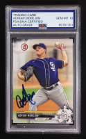 Adrian Morejon Signed 2017 Bowman 1st #BP-130 RC (PSA | Autograph Graded PSA 10) at PristineAuction.com