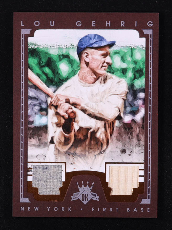 Lou Gehrig 2016 Diamond Kings DK Materials Framed #DKMLG #01/10 at PristineAuction.com Lou Gehrig 2016 Diamond Kings DK Materials Framed #DKMLG #01/10 at PristineAuction.com