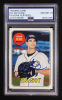 Dylan Cease Signed 2018 Topps Heritage Minors #114 RC (PSA | Autograph Graded PSA 10) at PristineAuction.com