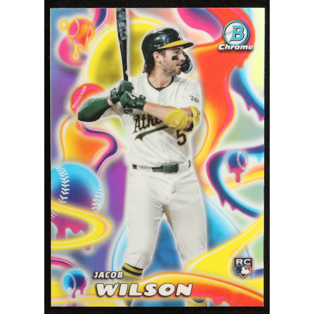 Jacob Wilson 2025 Bowman Chrome Melt Mashers #MM7 RC at PristineAuction.com