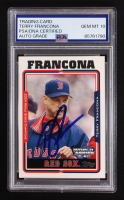 Terry Francona Signed 2004 Topps World Series Champions #30 (PSA | Autograph Graded PSA 10) at PristineAuction.com