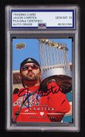 Jason Varitek Signed 2008 Upper Deck First Edition Update #318 (PSA | Autograph Graded PSA 10) at PristineAuction.com