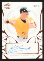 Konnor Griffin 2024 Leaf Trinity Bronze Foil Autographs #30/99 RC at PristineAuction.com