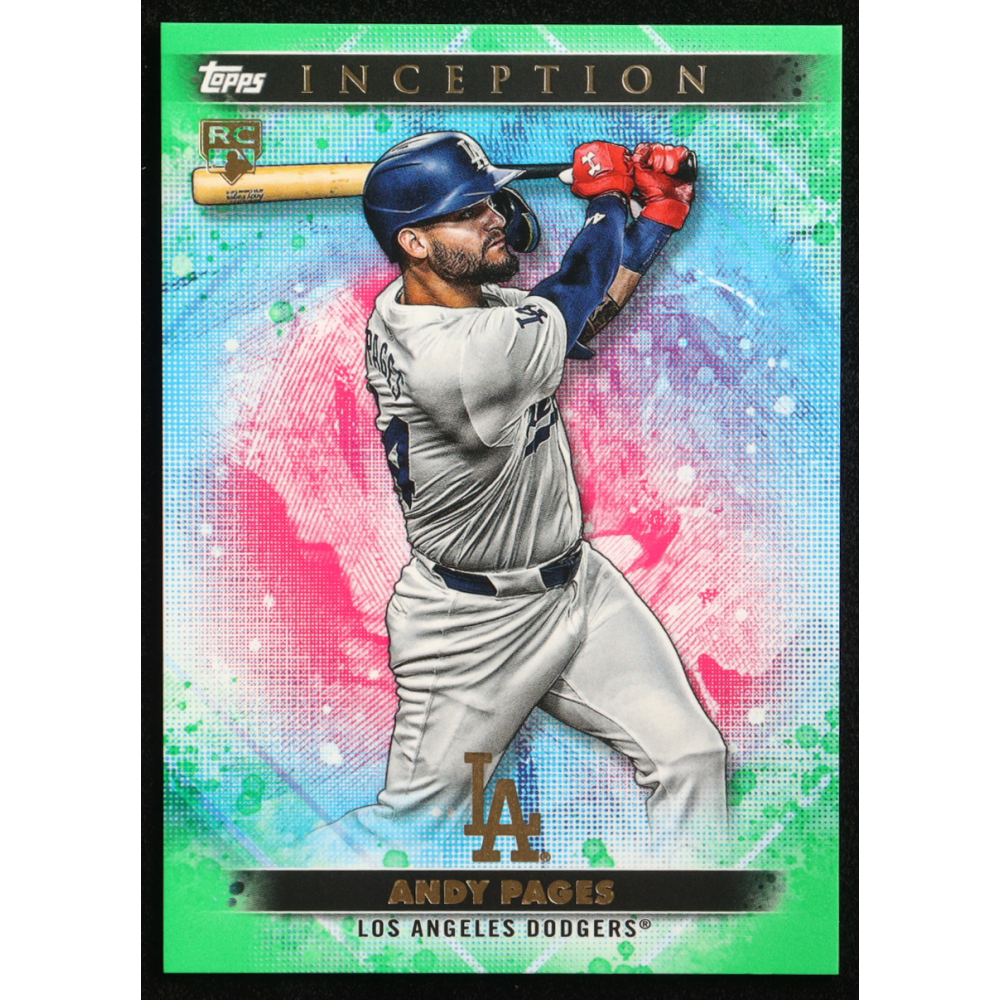 Andy Pages 2024 Topps Inception Green #100 RC at PristineAuction.com