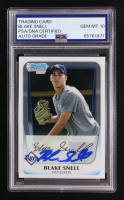 Blake Snell Signed 2012 1st Bowman Chrome #BDPP52 RC (PSA | Autograph Graded PSA 10) at PristineAuction.com