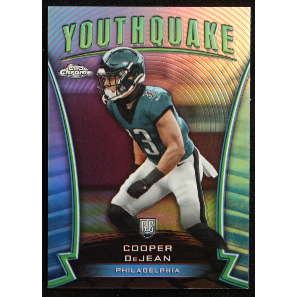 Cooper DeJean 2024 Topps Chrome Youthquake Refractors #Y11 RC at PristineAuction.com