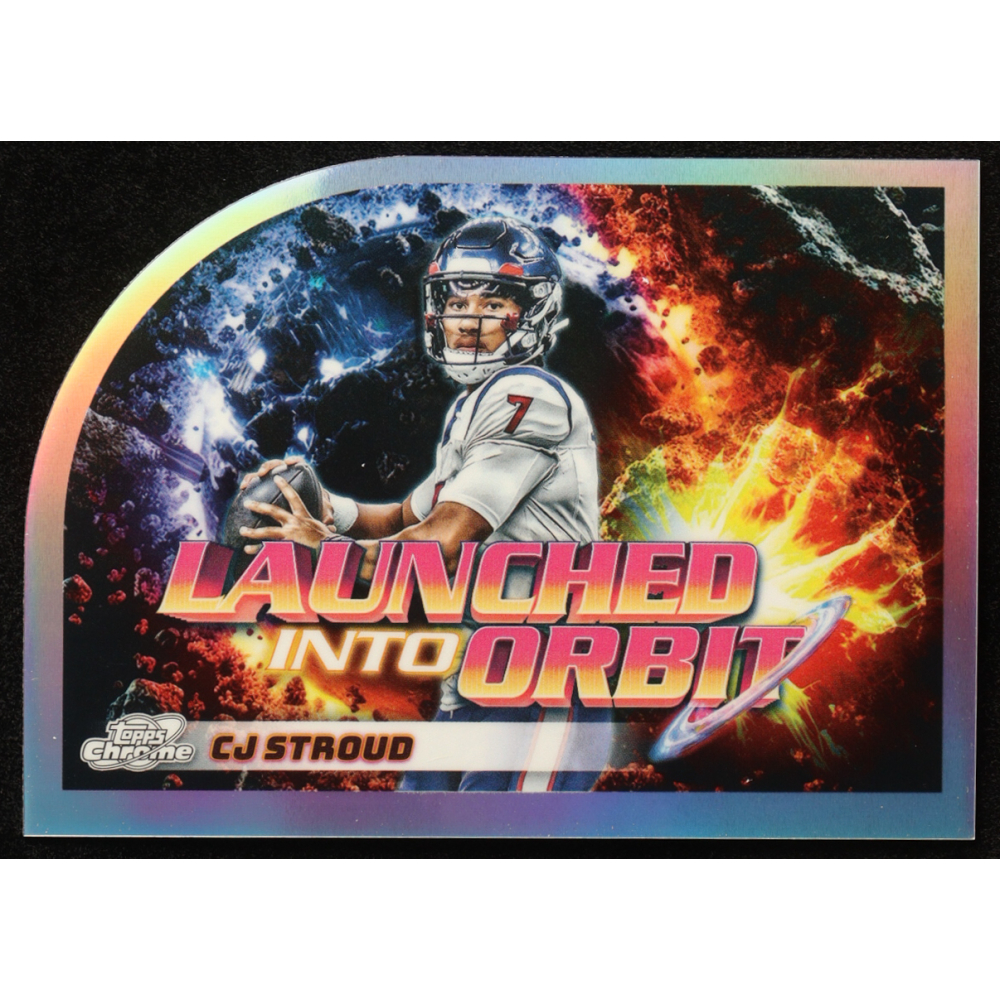 CJ Stroud 2024 Topps Cosmic Chrome Launched Into Orbit #LIO2 at PristineAuction.com