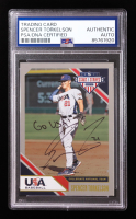 Spencer Torkelson Signed 2020 Panini USA Baseball Stars & Stripes Inscribed " Go USA ! " #71 RC (PSA) at PristineAuction.com