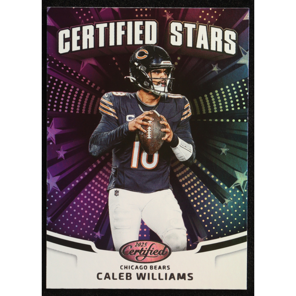 Caleb Williams 2025 Certified Certified Stars #8 at PristineAuction.com