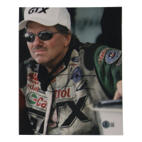John Force Signed NHRA 8x10 Photo (Beckett) at PristineAuction.com