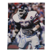 Harry Carson Signed Giants 8x10 Photo (Beckett) at PristineAuction.com