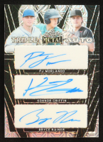 PJ Morlando / Konnor Griffin / Bryce Rainer 2024 Leaf Metal Triple Autographs Mojo #TA12 #2/4 at PristineAuction.com