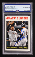 Hunter Pence Signed 2013 Topps Heritage Giants Gunners #306 (PSA | Autograph Graded PSA 10) at PristineAuction.com