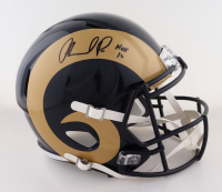 Orlando Pace Signed Rams Full-Size Speed Helmet Inscribed "HOF 16" (Beckett) at PristineAuction.com