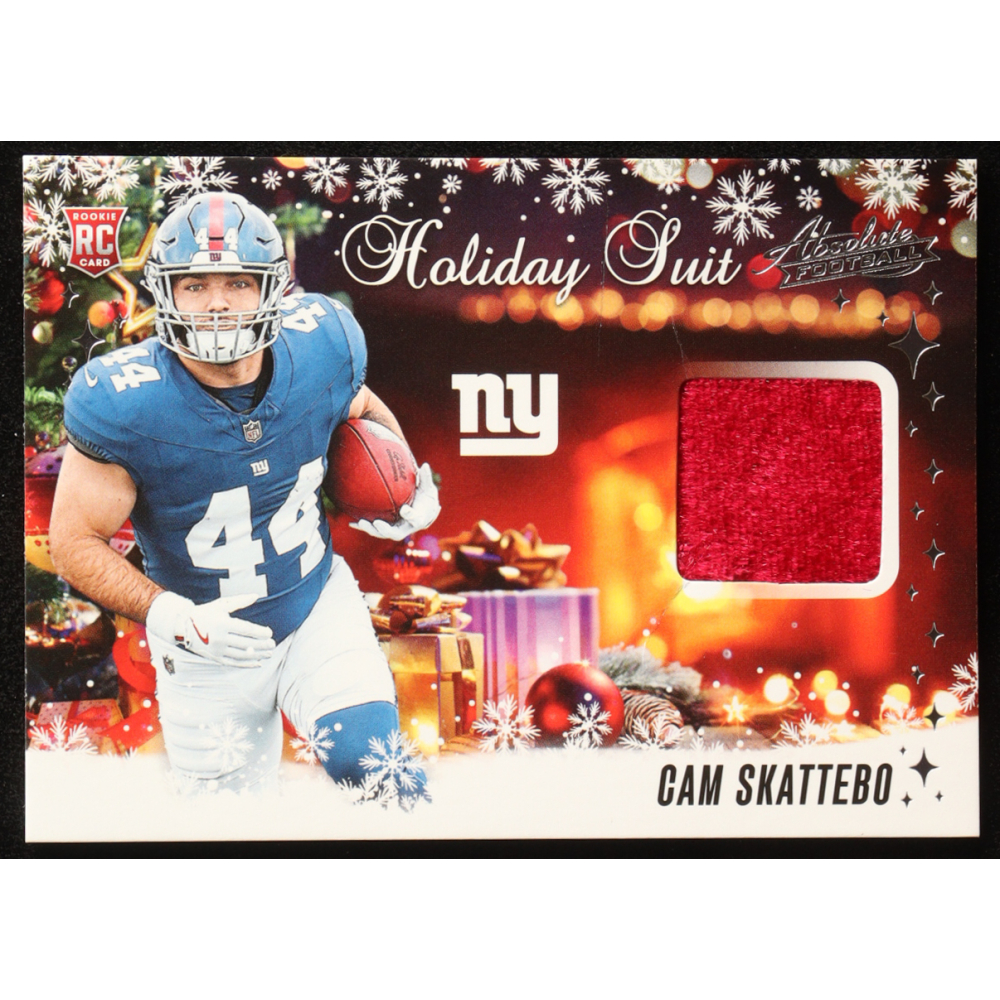 Cam Skattebo 2025 Absolute Holiday Suit #4 RC at PristineAuction.com