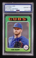 Ian Happ Signed 2024 Topps Heritage #339 (PSA | Autograph Graded PSA 10) at PristineAuction.com