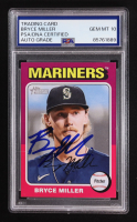 Bryce Miller Signed 2024 Topps Heritage #299 (PSA | Autograph Graded PSA 10) at PristineAuction.com