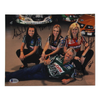 The Force Family | NHRA 8x10 Photo Signed by (4) with John Force, Brittany Force (Beckett) at PristineAuction.com