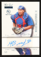 Moises Ballesteros 2024 Wild Card Matte HoloLux Aqua Foil Autographs #BCAMB #1/3 RC at PristineAuction.com