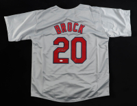 Lou Brock Signed Jersey (JSA) at PristineAuction.com