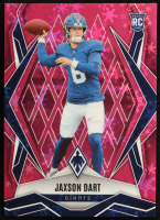 Jaxson Dart 2025 Panini Phoenix Pink Winter #200 #087/299 RC at PristineAuction.com