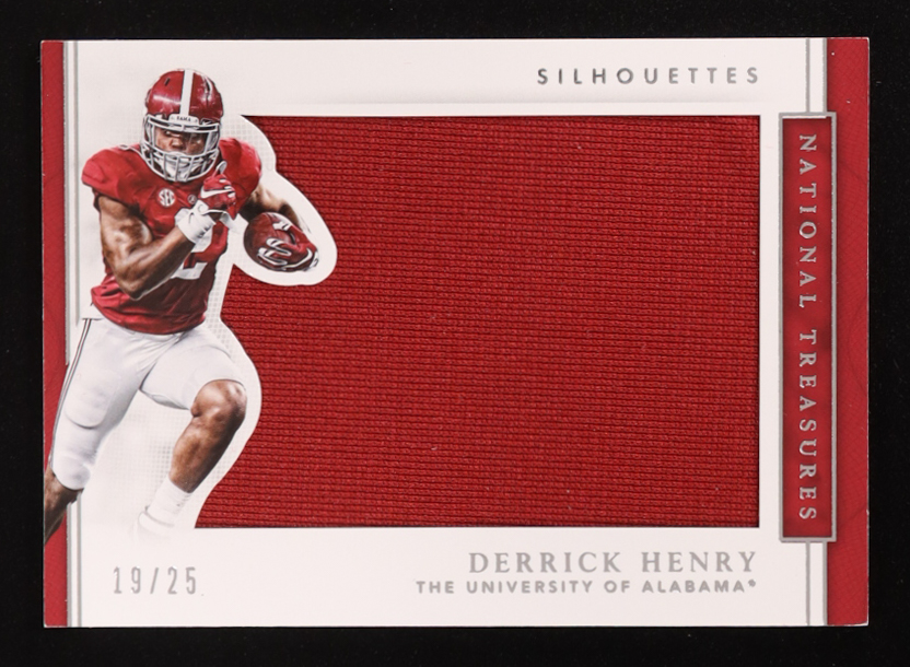 Derrick Henry 2017 Panini National Treasures Collegiate Silhouettes #6 #19/25 at PristineAuction.com Derrick Henry 2017 Panini National Treasures Collegiate Silhouettes #6 #19/25 at PristineAuction.com