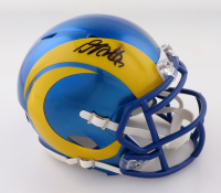 Davante Adams Signed Rams Speed Mini Helmet (Beckett) at PristineAuction.com