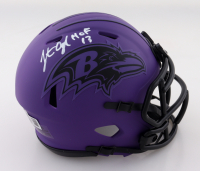 Jonathan Ogden Signed Ravens Rave Alternate Speed Mini Helmet (Beckett) at PristineAuction.com