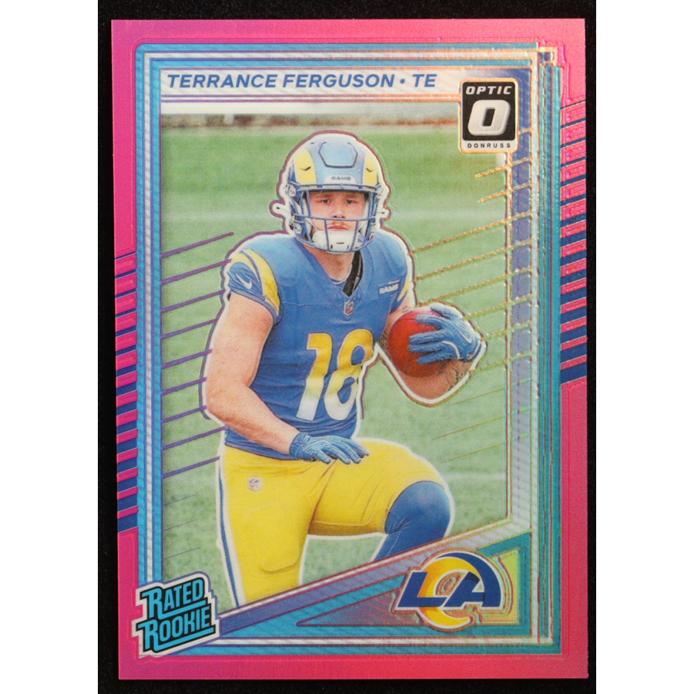 Terrance Ferguson 2025 Donruss Optic Rated Rookies Preview Pink #323 RC at PristineAuction.com