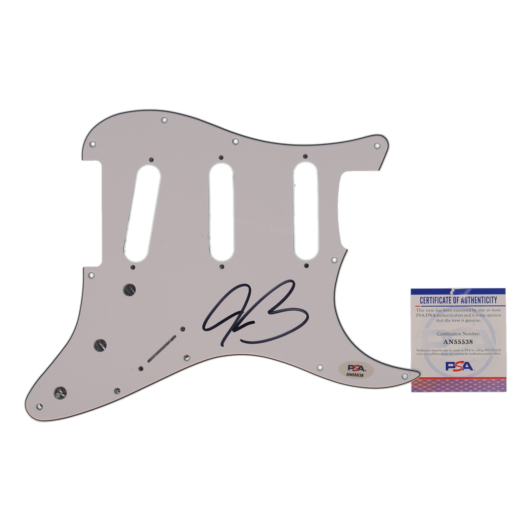 Joe Bonamassa Signed Electric Guitar Pick Guard (PSA) at PristineAuction.com Joe Bonamassa Signed Electric Guitar Pick Guard (PSA) at PristineAuction.com