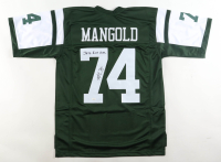 Nick Mangold Signed Jersey Inscribed "JETS ROH 2022" (JSA) at PristineAuction.com