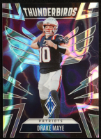 Drake Maye 2025 Panini Phoenix Thunderbirds Blue #35 #168/199 at PristineAuction.com