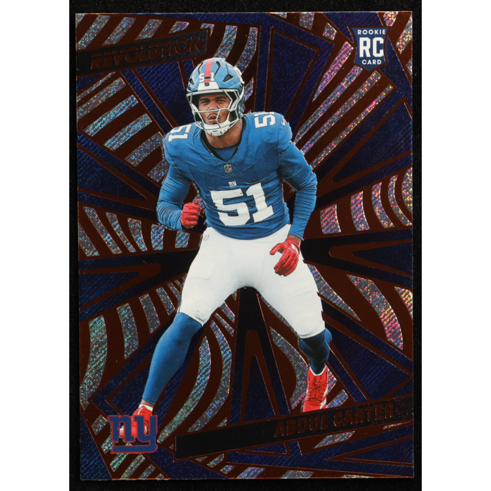 Abdul Carter 2025 Panini Revolution Groove #201 RC at PristineAuction.com
